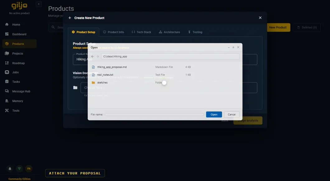 Product context view