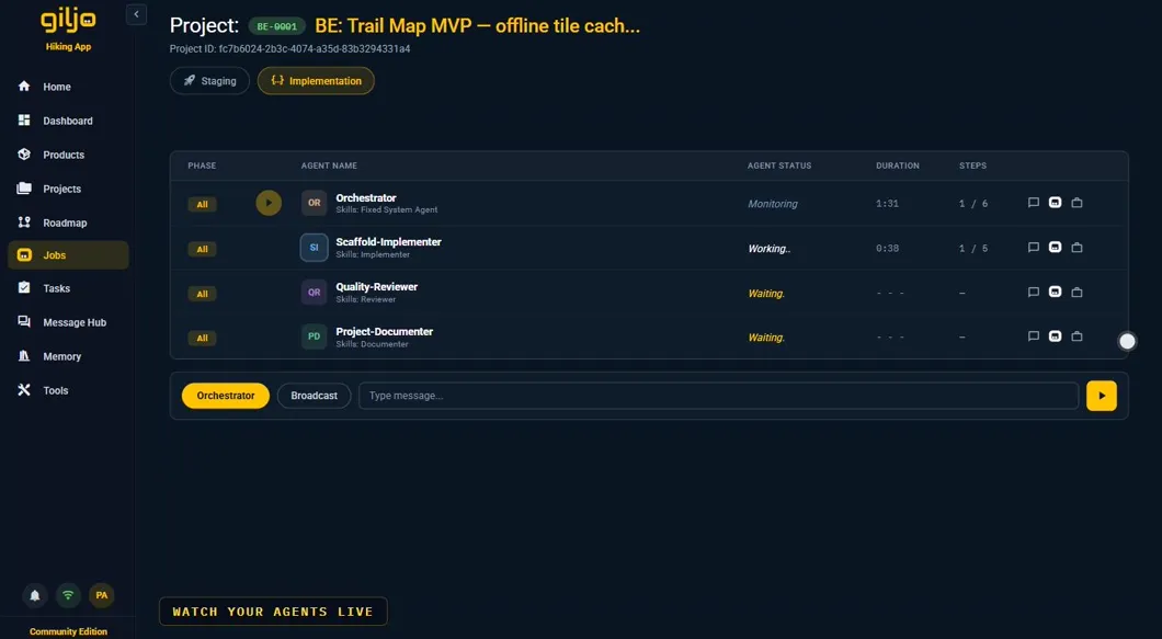 Agent board view
